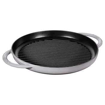 STAUB | PATELNIE GRILLOWE - Pure Grill - Ø 300 mm - Żeliwo - Grafitowy szary - Prime Gastro