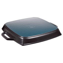 STAUB | PATELNIE GRILLOWE - Patelnia grillowa - 330x330mm - Żeliwo - Czarny