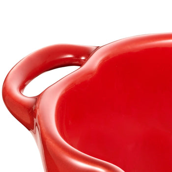 STAUB | CERAMIQUE - Cocotte - Kształt pomidora - Ø 160 mm - Ceramika - Kolor wiśniowo-czerwony - Prime Gastro