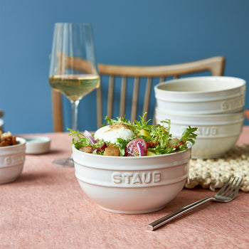 STAUB | CERAMIQUE - Zestaw foremek - 2 sztuki - ceramika - kość słoniowa biała - Prime Gastro