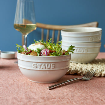 STAUB | CERAMIQUE - Zestaw foremek - 2 sztuki - ceramika - kość słoniowa biała - Prime Gastro