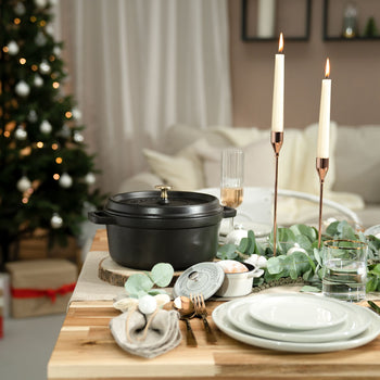 STAUB | LA COCOTTE - Cocotte - Ø 220mm - Żeliwo - Czarny - Prime Gastro