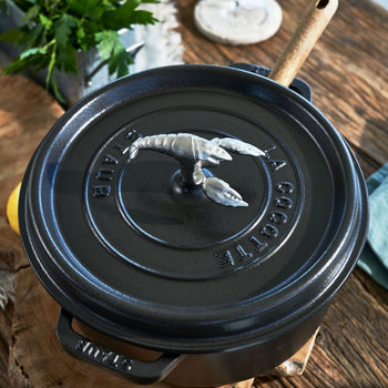 STAUB | LA COCOTTE - Cocotte - Ø 240mm - Żeliwo - Czarny - Prime Gastro