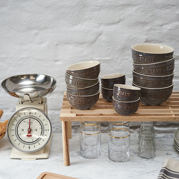 STAUB | CERAMIQUE - Zestaw foremek - 2 sztuki - ceramika - antyczny szary - Prime Gastro