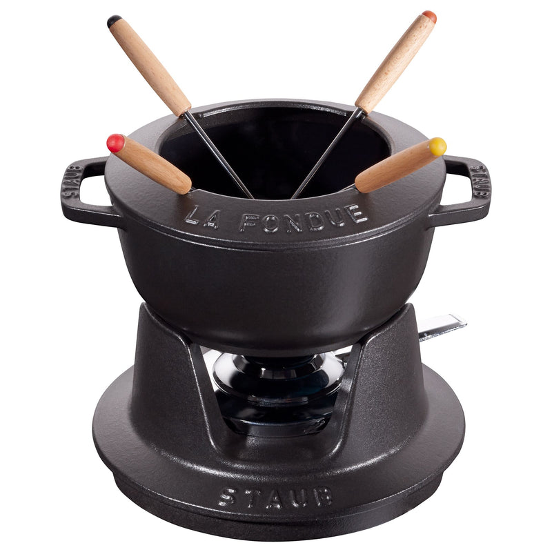 STAUB | SPECIALITIES - Zestaw do fondue - Ø 160mm - Żeliwo - Czarny