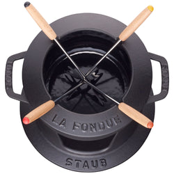 STAUB | SPECIALITIES - Zestaw do fondue - Ø 160mm - Żeliwo - Czarny
