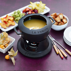 STAUB | SPECIALITIES - Zestaw do fondue - Ø 160mm - Żeliwo - Czarny