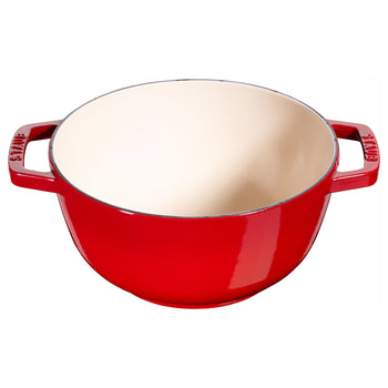 STAUB | SPECIALITIES - Zestaw do fondue - Ø 160mm - Żeliwo - Wiśniowa czerwień - Prime Gastro