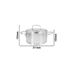 DEMEYERE | ATLANTIS 7 - Frying pot with lid - Ø 200mm - Stainless steel