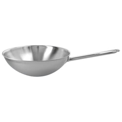 DEMEYERE | APOLLO 7 - Wok z płaskim dnem - Ø 260mm - Stal nierdzewna