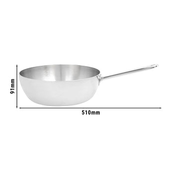 DEMEYERE | APOLLO 7 - Rondel do smażenia - stożkowa - Ø 280 mm - stal nierdzewna - Prime Gastro