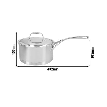 DEMEYERE | ATLANTIS 7 - Rondel z uchwytem i pokrywką - Ø 200mm - Stal nierdzewna - Prime Gastro