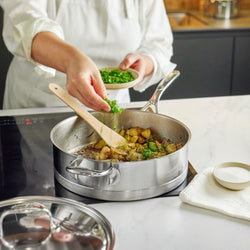 DEMEYERE | ATLANTIS 7 - rondel z uchwytem i pokrywką - niski - Ø 280 mm - stal nierdzewna