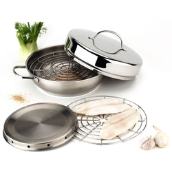 DEMEYERE | SPECIALTIES 3 - Zestaw do wędzenia - 4 szt. - stal nierdzewna