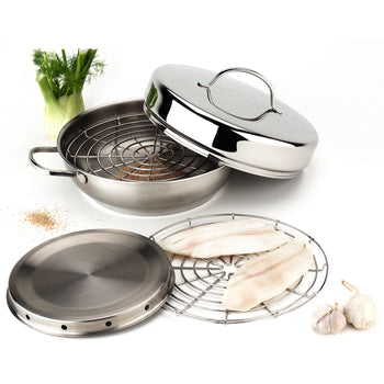 DEMEYERE | SPECIALTIES 3 - Zestaw do wędzenia - 4 szt. - stal nierdzewna - Prime Gastro