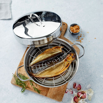 DEMEYERE | SPECIALTIES 3 - Zestaw do wędzenia - 4 szt. - stal nierdzewna - Prime Gastro