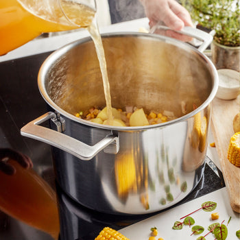 DEMEYERE | INDUSTRY 5 - Garnek do gotowania z pokrywką - Ø 240mm - Stal nierdzewna - Prime Gastro