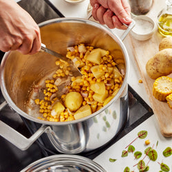 DEMEYERE | INDUSTRY 5 - Garnek do gotowania z pokrywką - Ø 240mm - Stal nierdzewna