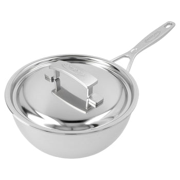 DEMEYERE | INDUSTRY 5 - Rondel do smażenia z pokrywką - stożkowa - Ø 200 mm - stal nierdzewna - Prime Gastro