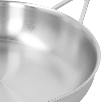 DEMEYERE | INDUSTRY 5 - Wok z płaskim dnem - Ø 300 mm - stal nierdzewna - Prime Gastro