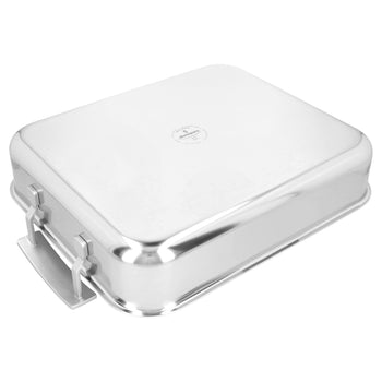 DEMEYERE | INDUSTRY 5 - Brytfanna z rusztem do pieczenia - 390x330mm - Stal nierdzewna - Prime Gastro