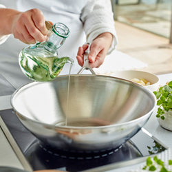 DEMEYERE | INDUSTRY 5 - Wok z płaskim dnem - Ø 300 mm - stal nierdzewna