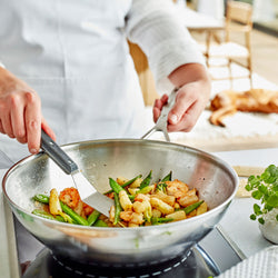 DEMEYERE | INDUSTRY 5 - Wok z płaskim dnem - Ø 300 mm - stal nierdzewna