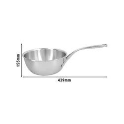 DEMEYERE | ATLANTIS 7 - Rondel do smażenia - stożkowa - Ø 220 mm - stal nierdzewna