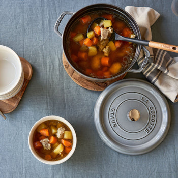 STAUB | LA COCOTTE - Cocotte - Ø 180mm - Żeliwo - Grafitowy szary - Prime Gastro