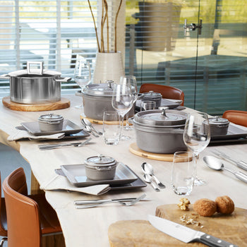 STAUB | LA COCOTTE - Cocotte - Ø 260mm - Żeliwo - Grafitowy szary - Prime Gastro