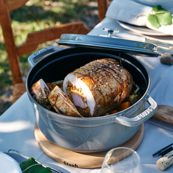 STAUB | LA COCOTTE - Cocotte - Ø 280mm - Żeliwo - Grafitowy szary - Prime Gastro