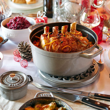 STAUB | LA COCOTTE - Cocotte - Ø 300mm - Żeliwo - Grafitowy szary - Prime Gastro