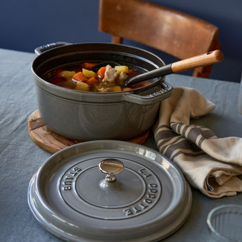 STAUB | LA COCOTTE - Cocotte - Ø 340mm - Żeliwo - Grafitowy szary - Prime Gastro