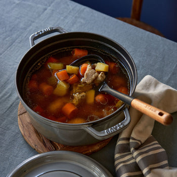 STAUB | LA COCOTTE - Cocotte - Ø 240mm - Żeliwo - Grafitowy szary - Prime Gastro