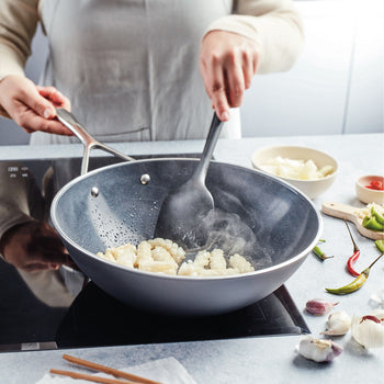 DEMEYERE | ALU PRO 5 - Wok z płaską podstawą - Ø 300mm - Aluminium - Prime Gastro