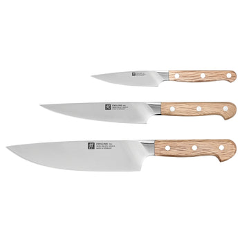 ZWILLING | PRO WOOD - Zestaw noży - 3 szt. - Naturalny - Prime Gastro