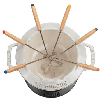 STAUB | SPECIALITIES - Zestaw do fondue - Ø 200 mm - Żeliwo - Biała trufla - Prime Gastro
