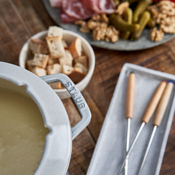 STAUB | SPECIALITIES - Zestaw do fondue - Ø 200 mm - Żeliwo - Biała trufla - Prime Gastro