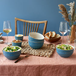 STAUB | CERAMIQUE - Zestaw misek, 4 części - Ø 140mm - ceramika - turkus antyczny