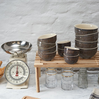 STAUB | CERAMIQUE - Zestaw misek, 4 części - Ø 140mm - ceramika - antyczny szary - Prime Gastro