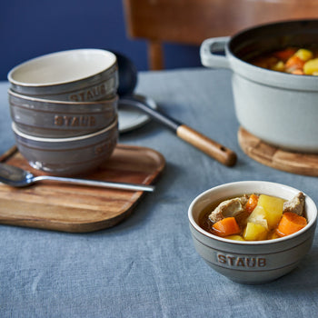 STAUB | CERAMIQUE - Zestaw misek, 4 części - Ø 140mm - ceramika - antyczny szary - Prime Gastro