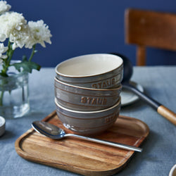 STAUB | CERAMIQUE - Zestaw misek, 4 części - Ø 140mm - ceramika - antyczny szary