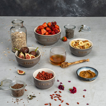 STAUB | CERAMIQUE - Zestaw misek, 4 części - Ø 140mm - ceramika - antyczny szary - Prime Gastro