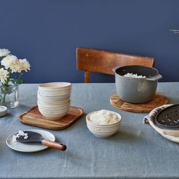 STAUB | CERAMIQUE - Zestaw misek, 4-części - Ø 120mm - ceramika - kość słoniowa-biały - Prime Gastro