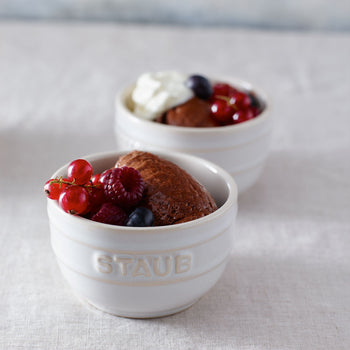 STAUB | CERAMIQUE - Zestaw foremek - 4 sztuki - Ceramika - Kość słoniowa-biały - Prime Gastro