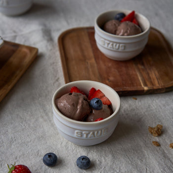 STAUB | CERAMIQUE - Zestaw foremek - 4 sztuki - Ceramika - Kość słoniowa-biały - Prime Gastro