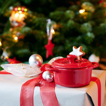 STAUB | CERAMIQUE - Zestaw Cocotte - 4 części - Ø 100 mm - Ceramika - Wiśniowy czerwony kolor - Prime Gastro