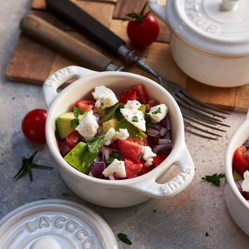 STAUB | CERAMIQUE - Zestaw Cocotte - 4 części - Ø 100 mm - ceramika - kość słoniowa - biały - Prime Gastro