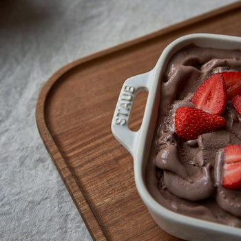 STAUB | CERAMIQUE - Zestaw foremek do piekarnika - 3-częściowy - prostokątny - ceramiczny - kość słoniowa-biały - Prime Gastro