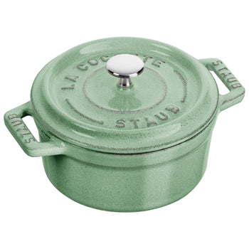 STAUB | LA COCOTTE - Mini Cocotte - Ø 100 mm - Żeliwo - kolor szałwiowy - Prime Gastro